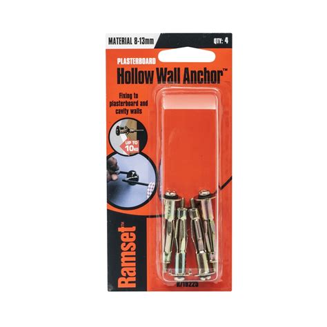 Delivery may differ per store, Excludes Marketplace & Special Orders. . Hollow wall anchor bunnings